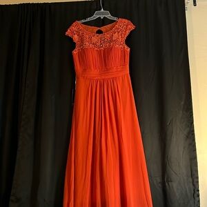 Beautiful rust colored formal dress NWT